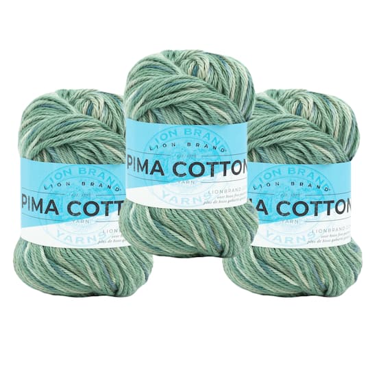 3 Pack Lion Brand® Pima Cotton Yarn